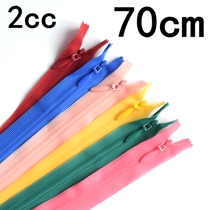 YKK2 Silk Side Invisible Zipper with dress Skirt Wedding pillow 70cm closed 99 