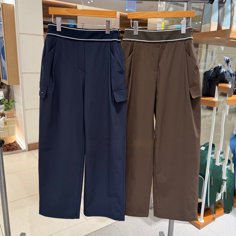 Korean New Style Women's Golf Pants for Autumn, Elastic Waist, Versatile, Fashionable, Trendy, Simple, Quick-Drying, and Elegant Korean New Style Women's Golf Pants for Autumn, Elastic Waist, Versatile, Fashionable, Trendy, Simple, Quick-Drying, and Elegant