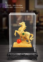 Suede Shakkim Horse pendulum piece Handicraft Fortune Feng Shui Office Table Furnishing Company Jo Relocation New Store Opening Gift