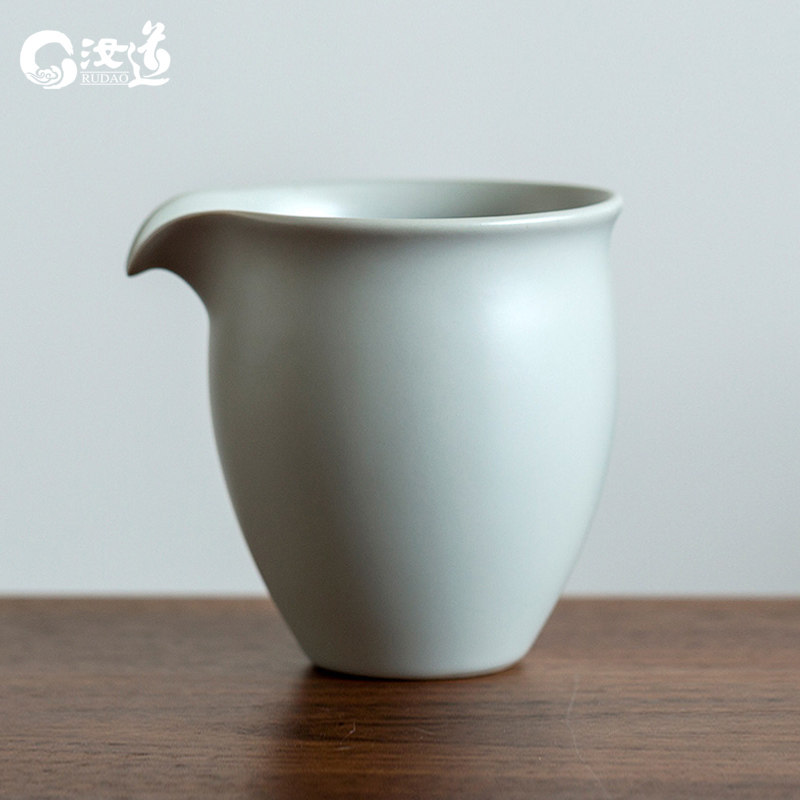 Ru kiln Gongdao cup can raise open pieces of ceramic tea Hai Ru Dao large public cup Ru porcelain kung fu tea set tea leakage tea cup