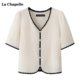 LaChapelle/LaChapelle summer design puff sleeve shirt shirt two-piece skirt suit for women