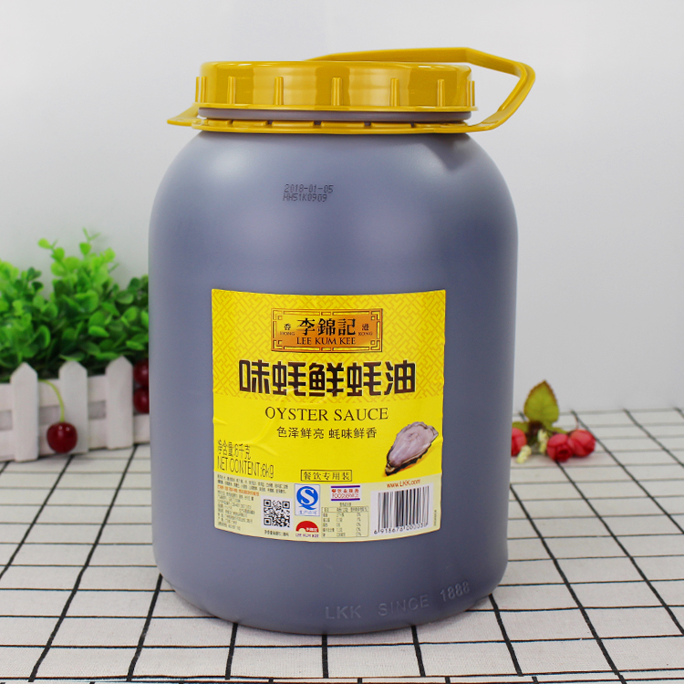 Li Jin Notes Taste Oyster Fresh Oyster Oil 6kg Catering Large Barrel Clothing Consumption Oil Seasoned Kitchen Fried Vegetable Condiment for Dipping Commercial