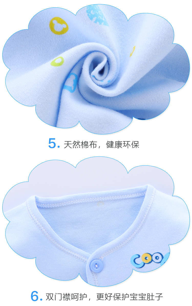 Bé sơ sinh nguồn cung cấp phải có quần áo mùa xuân và mùa hè bé sơ sinh 0-3 tháng cotton đặt hộp quà tặng món quà 6