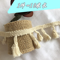 10 Miben white flow Su Hanging Ears Sweep lace handmade diy cotton thread lace accessories Decorative Table Cloth Clothing