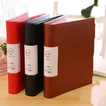 Leather A4 loose-leaf business card album large capacity 1000 card business card holder 1200 business card album fashionable VIP card album