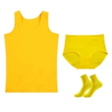 Чай улун Да Хун Пао, раскраска, оберег на день рождения, приятная телу майка топ, желтое хлопковое нижнее белье, колготки, носки, комплект, с лямками