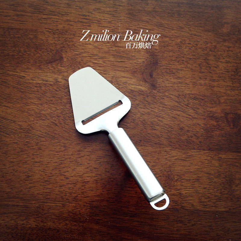 Export all stainless steel cheese planer shovel knife cheese ham slicing slice knife baking cake shovel baking tool