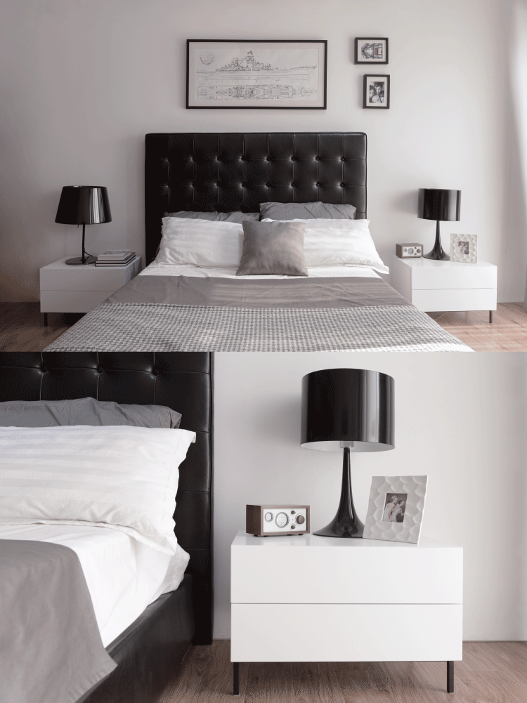 Nordic châu Âu tối giản hiện đại tủ lưu trữ đầu giường tủ nhỏ cạnh giường ngủ tủ tấm thời trang có thể được tùy chỉnh vận chuyển - Buồng mẫu tủ áo đẹp