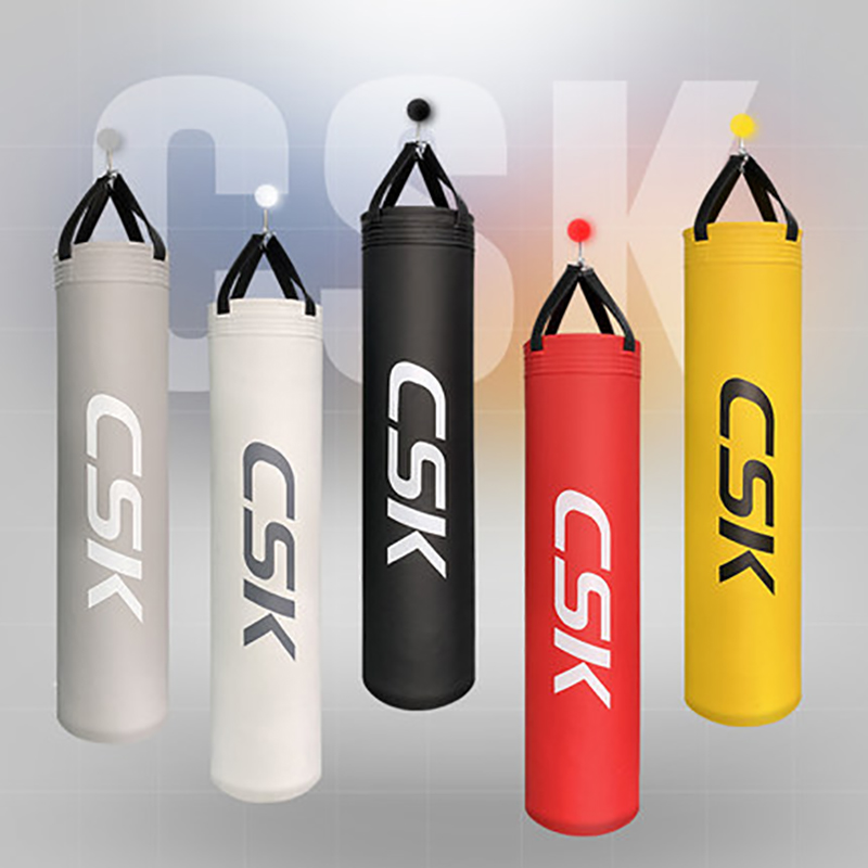 CSK International Competition designated leather boxing sandbags do not deform and do not sink bottom patented technology boxing gym use