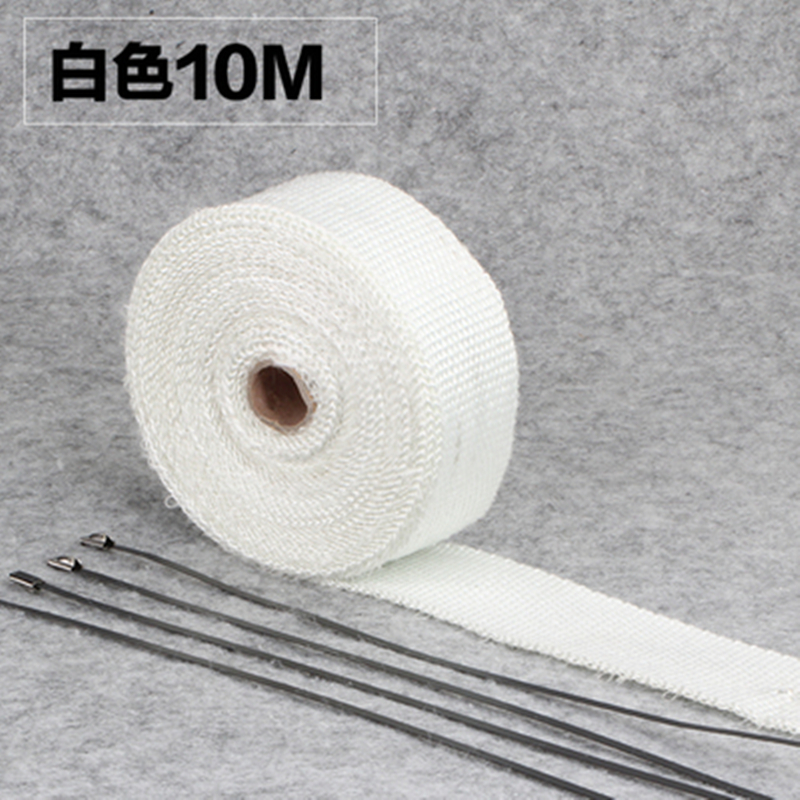 Sửa đổi ống xả xe máy vải chuối với cách nhiệt bông cách nhiệt bông vải chống cháy đầu chuối vành đai chống vảy vải - Ống xả xe máy bô xe máy honda