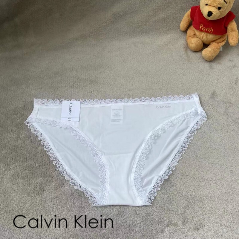 Ck Women's Underwear Genuine Silk Texture Calvin Klein Lace-Trimmed Briefs Qd3707/3706/3840 Ck Women's Underwear Genuine Silk Texture Calvin Klein Lace-Trimmed Briefs Qd3707/3706/3840