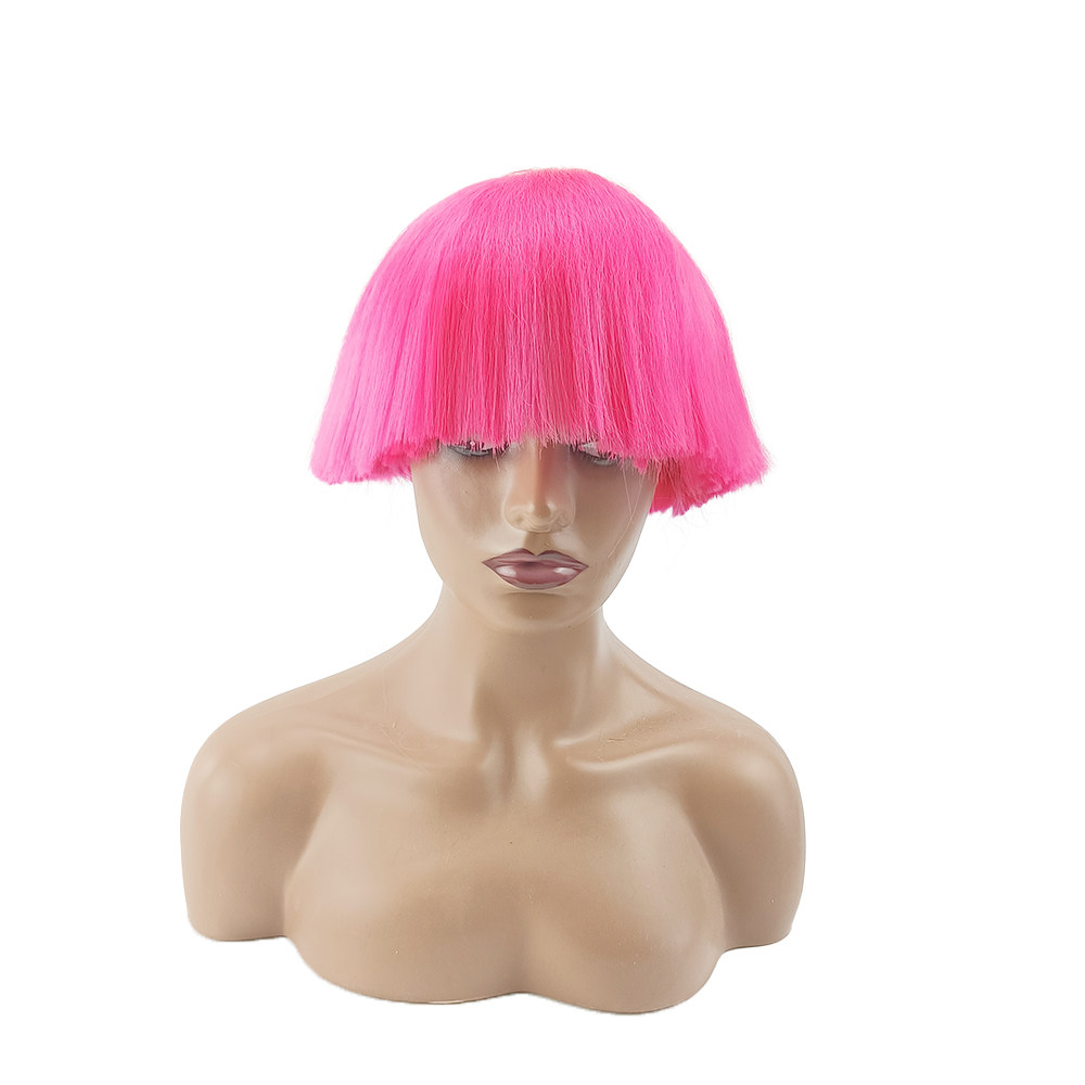 58元能get Lady Gaga同款扫把头假发？彩色BOBO蓬松直发真的这么香！_日常整顶假发_淘宝美妆网, image size:1000x1000