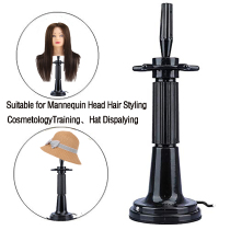 Universal Plastic Desk Stand Organizer Wig Fixture Holder With Suction Cup Holder Head Model Head Suction Tabletop