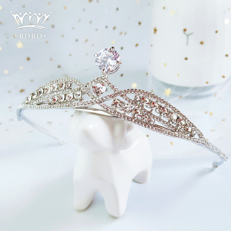 Children's Crown Hair Accessories Baby Jewelry Princess Hair Clip Hair Hoop Girls Hair Hoop Show Jewelry Girls Headdress Crown