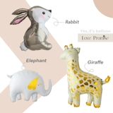 Воздушный шар, детский мультяшный кролик, подарок на день рождения