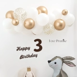 Детский платиновый воздушный шар, подарок на день рождения, 1 лет, 3 лет