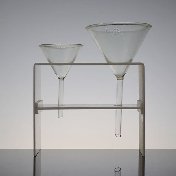 [USD 4.37] Glass funnel Stove funnel 60mm90mm caliber Triangle funnel