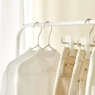 COURAGE aluminum clothes rack household metal minimalist seamless clothes hanging clothes rack wardrobe hanging clothes stand