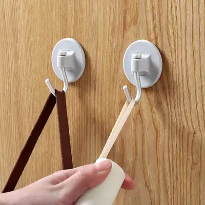 COURAGE aluminum hook Strong hook Wall wall wall load-bearing suction cup Kitchen bathroom punch-free hook