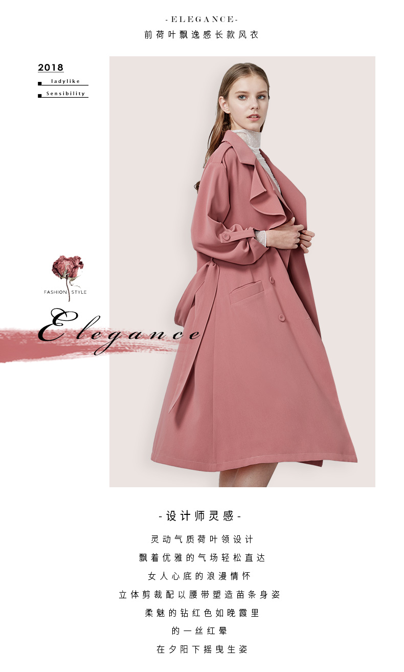 Trench pour femme CARNATION H en Polyester en Polyester - Ref 3227776 Image 9