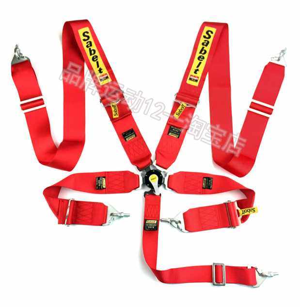 New Sabelt Five Point Seat Belt Modified Automotive Seat - Fit - Detached Seat Belt FIA