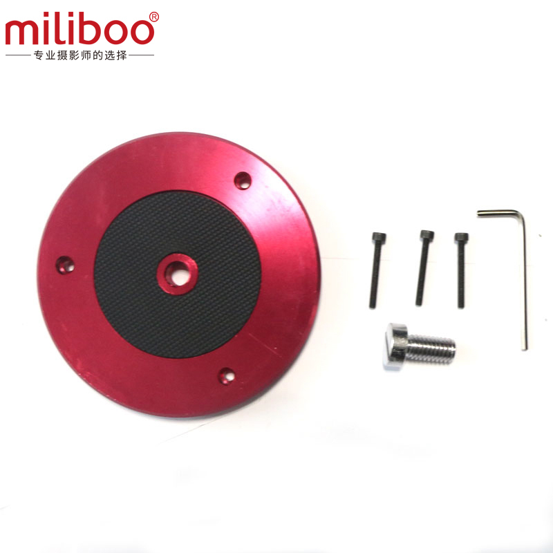 miliboo 100 bowl diameter flat conversion plate Photography and video tripod conversion plate
