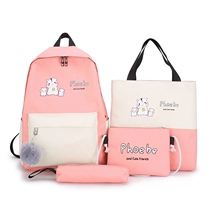 Primary school bag girls girls two three to six grade super light burden reduction Ridge light waterproof 2020 New