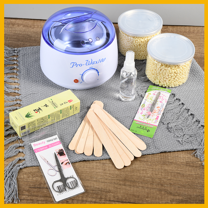 Hair removal hot wax hair removal cream Female armpit full body massage shud leg hair wax treatment machine Beeswax tear-pull hot wax bean beauty salon