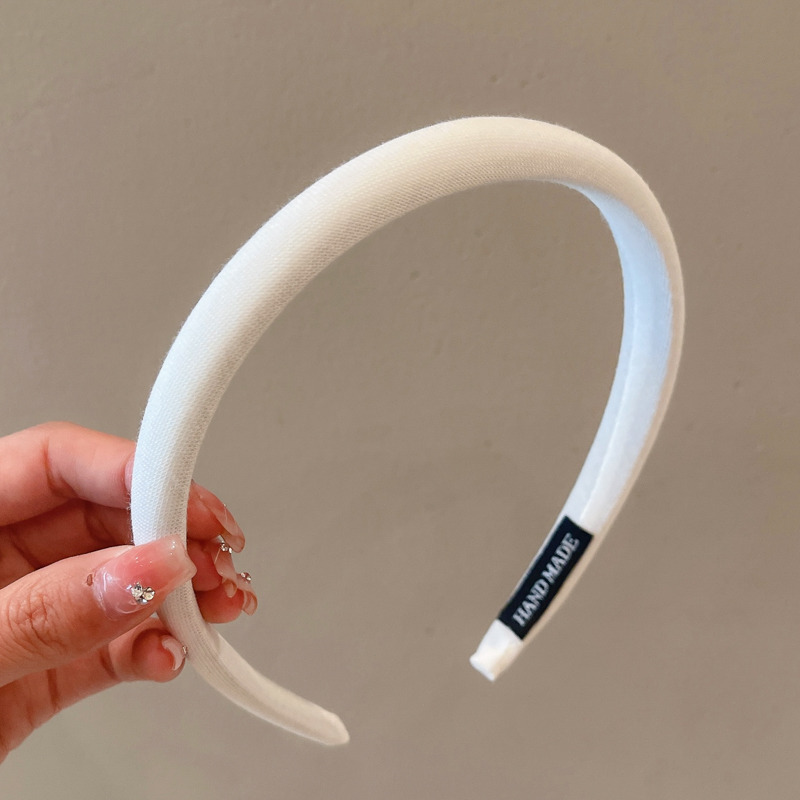 images 1:Sweet air sponge shampoo face-washing female high-skinned top pressure hair hoop simple hairpin out of a hundred-haired headdress