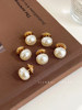 High-End Exquisite and Fashionable Pearl Brooch Button to Fix the Collar of Clothes, Chest Pin to Prevent Exposure, Hidden Button for Women