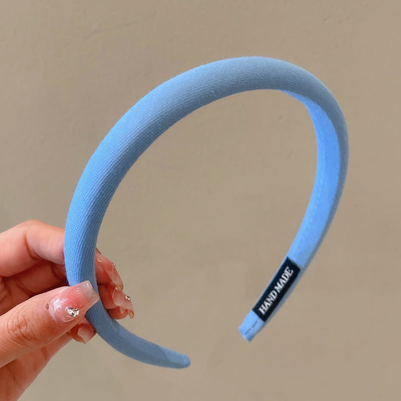 images 4:Sweet air sponge shampoo face-washing female high-skinned top pressure hair hoop simple hairpin out of a hundred-haired headdress