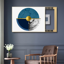 Meter box decorative painting restaurant push-pull distribution box to block modern creative living room master switch power box hanging wall