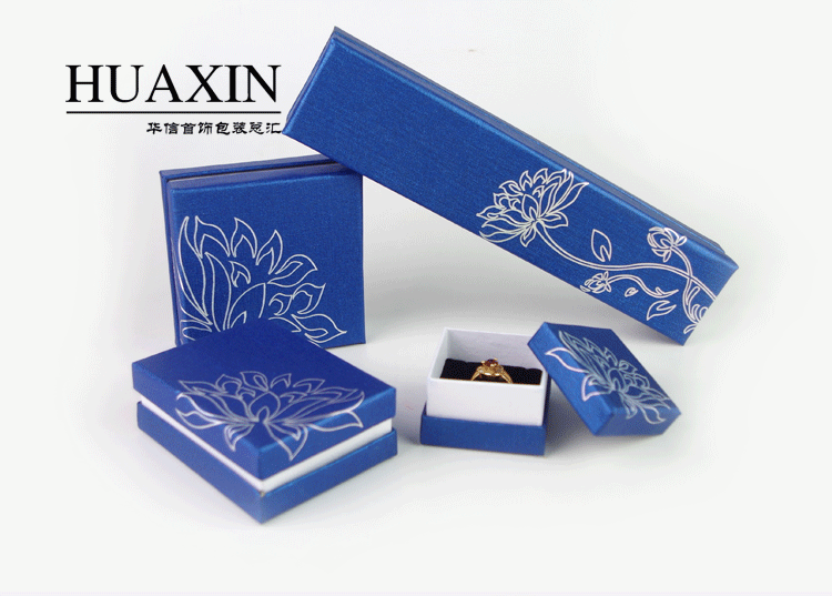 Trang sức hộp trời và đất bìa carton hộp nhẫn mặt dây chuyền hộp vòng đeo tay hộp vòng cổ kẹp tóc hộp mặt sen nóng - Vòng đeo tay Cuff vòng trầm