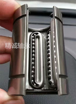 High temperature and corrosion resistance All-metal steel cage open linear motion bearing optical axis guide LM40UUOP type