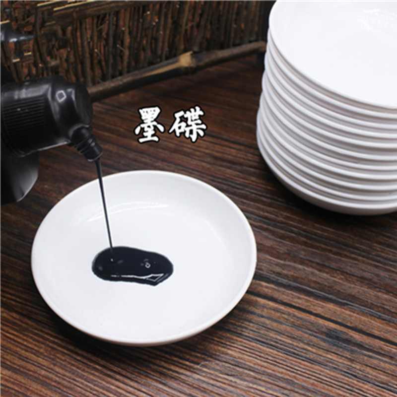 Manufacturers direct plastic disk circular water disk simulation thickness finished students training ink ink butterfly