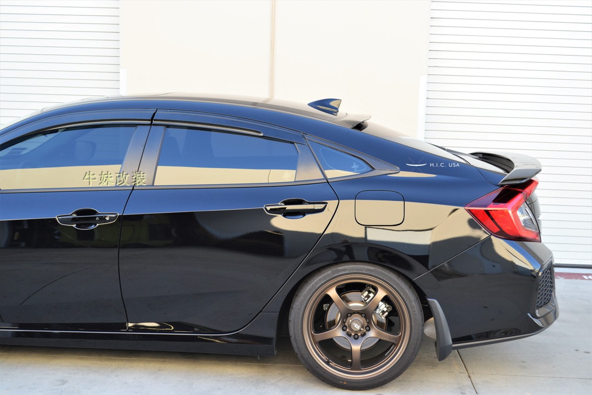 Đài Loan thế hệ thứ 10 thế hệ thứ 10 Civic si FC1 tấm che phía sau Cửa sổ phía sau cánh trên Spoiler Tấm che nắng phía sau - Sopida trên cánh gió ô tô