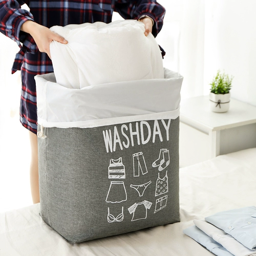 Большая корзина для хранения, ткань для домашнего использования для переезда, ящик для хранения, сумка