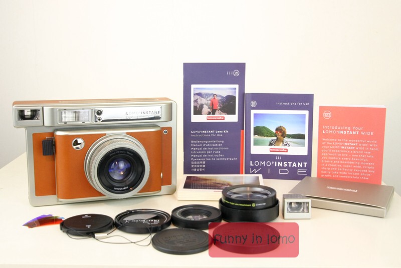 Lomography Lomo Wide Wide Instant Camera One-Time Imaging Fuji 210 Photo Paper