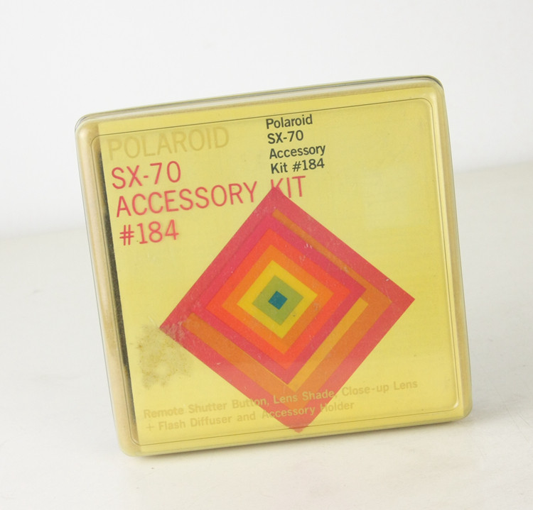 Polaroid SX-70 alpha1 Folding Machine Dedicated Shutter Release Hood Accessory Set