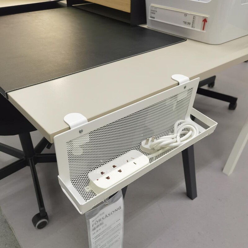 Ikea Genuine Product Fuxiesong Cable Management Tray Storage Rack Office Punch-Free Power Strip Storage Box Ikea Genuine Product Fuxiesong Cable Management Tray Storage Rack Office Punch-Free Power Strip Storage Box