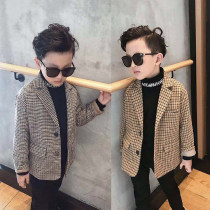 Boys small suit jacket a single piece of the new autumn and winter children casual Western clothes little boys baby handsome suit blouse