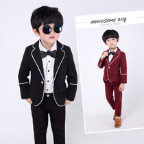 Autumn children British small suit suit suit boy performance dress foreign style Korean baby suit host Flower Boy