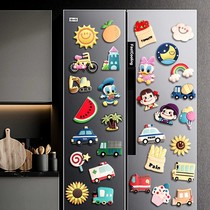 Cute cartoon refrigerator with soft magnetic tape softgel for children early teaching magnetic paste decoration iron refrigerator door magnetic sticker