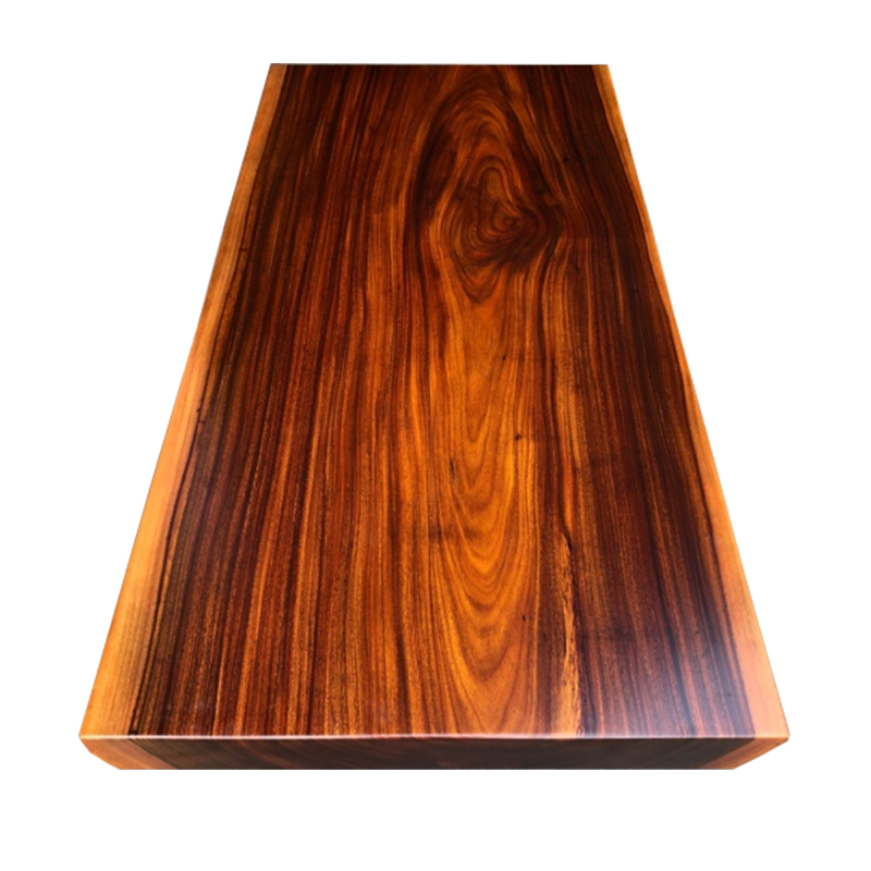 Okan Solid Wood Large Plate Log Tea Table Owner New Chinese Office Meeting Table Tea Table Table And Table Chairs Combined Book Table