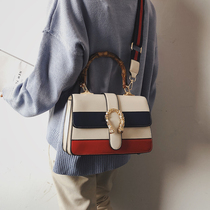 Hong Kong tide brand popular bamboo festival Dionysus bag women 2022 new Korean version of the wide shoulder strap lady hand cross-body bag