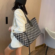 Hong Kong Tide Brand Shoulder Bag Women 2022 New High Capacity Shoulder Shopping Bag Tote Bag Versatile Tote Bag