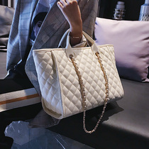 Hong Kong fashion brand fashion Ling ge chain bag womens 2022 new handy large capacity versatile simple shoulder bag