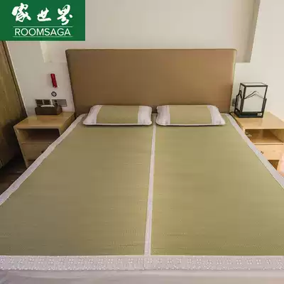 Corduroy 1 8m Bed mat 1 5m Foldable dormitory Student mat Dormitory straw mat Ice silk mat Straw woven Household