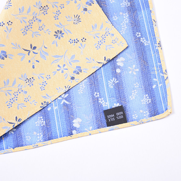 карманный платок pocket square外贸真丝男士口袋巾新郎结婚西装方巾桑蚕丝手帕