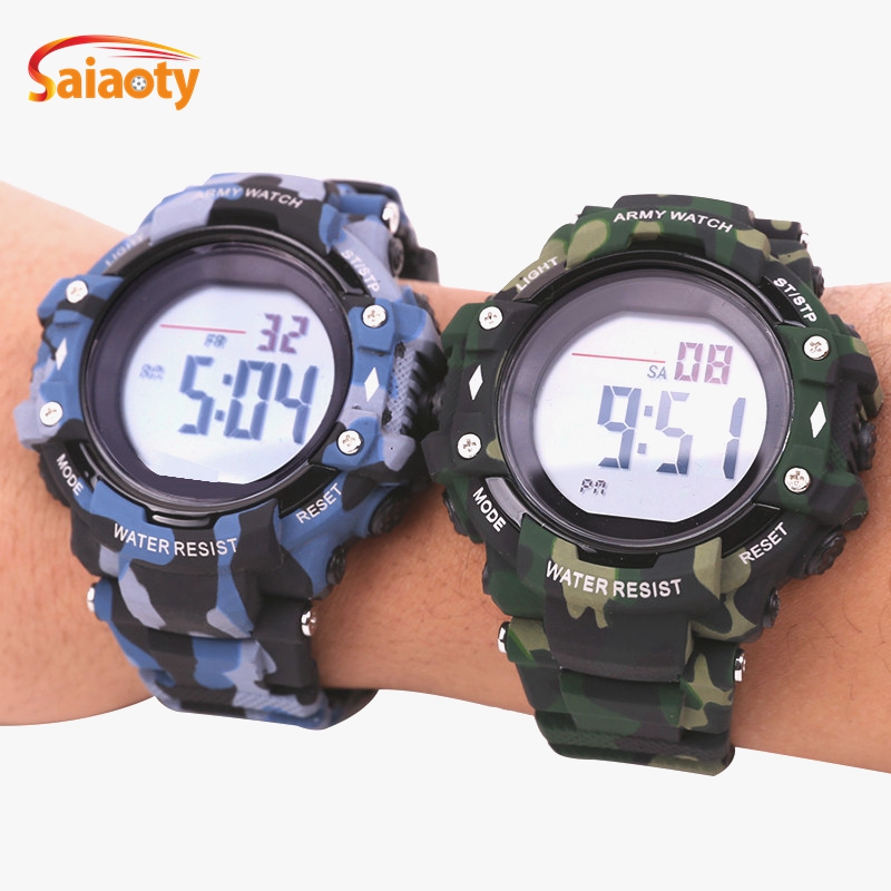 Tianfu watch AW2 trains waterproof timepiece watch night light multifunction timer 3bar waterproof